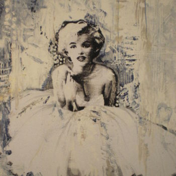 Peinture intitulée "MARYLIN" par Florence Lebbed, Œuvre d'art originale, Acrylique