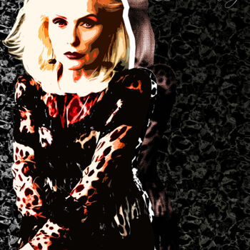 Arts numériques intitulée "Debbie Harry - Blon…" par Florence Selaudoux, Œuvre d'art originale, Peinture numérique