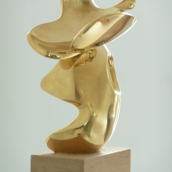 Sculpture titled "6 Le jeu" by Florence Vial, Original Artwork, Metals