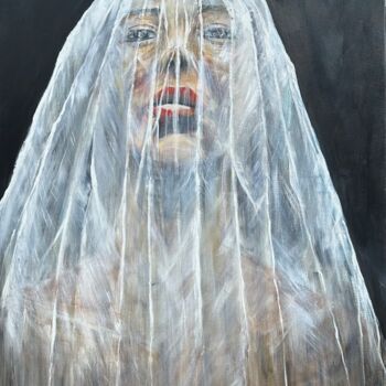 Peinture intitulée "Diva" par Florence Yangui, Œuvre d'art originale, Acrylique