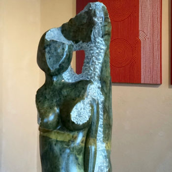Sculpture titled "AUTREMENT" by Florence   Duet, Original Artwork, Stone