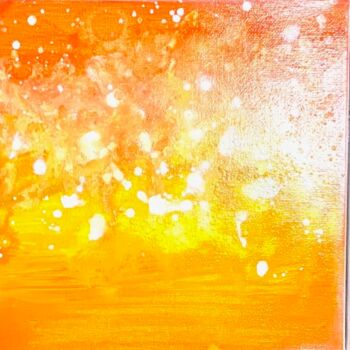 Картина под названием "Oxygène" - Florence Féraud-Aiglin, Подлинное произведение искусства, Акрил Установлен на Деревянная р…