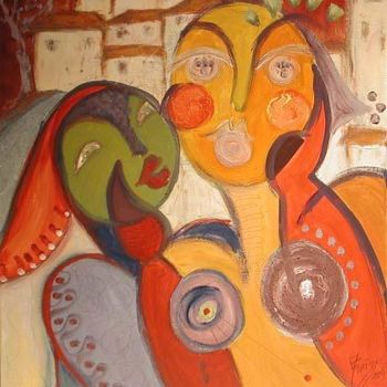 "cancans" başlıklı Tablo Florence Fraisse tarafından, Orijinal sanat