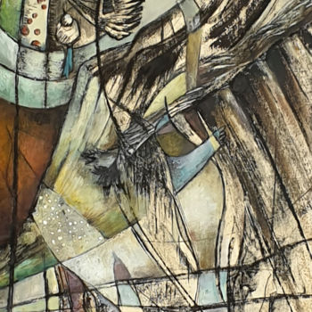 Peinture intitulée "Ode aux oiseaux 4" par Florence Laurent, Œuvre d'art originale, Acrylique