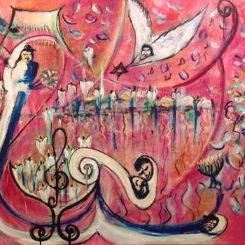 Painting titled "La symphonie d'amour" by Florencegm, Original Artwork