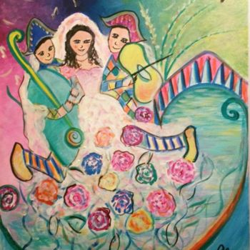 「Vive la mariée !」というタイトルの絵画 Florencegmによって, オリジナルのアートワーク