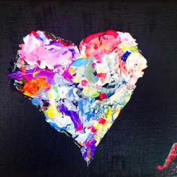 Painting titled "I love you ..." by Florencegm, Original Artwork