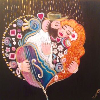 Malarstwo zatytułowany „Kiss Melody” autorstwa Florencegm, Oryginalna praca