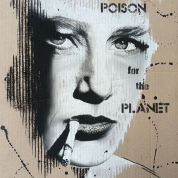 图画 标题为“POISON” 由Florent Bertolino, 原创艺术品, 粉彩