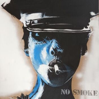 「NO SMOKE」というタイトルの絵画 Florent Bertolinoによって, オリジナルのアートワーク, アクリル