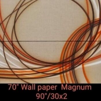 Pintura titulada "70 " Wall paper Mag…" por Florent Boisard, Obra de arte original, Aerógrafo