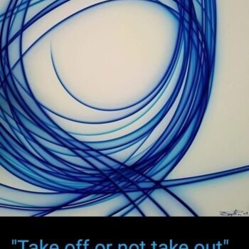 Painting titled "Take off or not  ta…" by Florent Boisard, Original Artwork