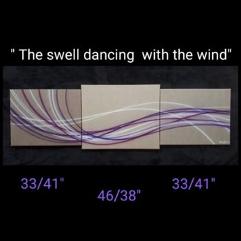 Pintura titulada "The swell dancing w…" por Florent Boisard, Obra de arte original, Acrílico
