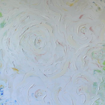 Картина под названием "nay-roses" - Florent Leduc, Подлинное произведение искусства