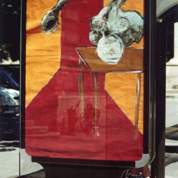 Peinture intitulée "Francis Bacon" par Florent Prudent Cécile Rateau, Œuvre d'art originale
