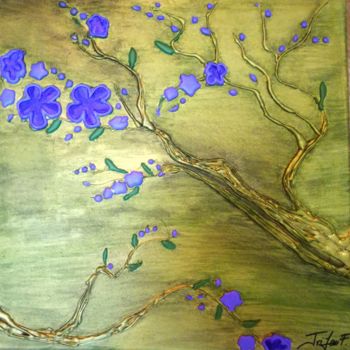 Painting titled "Spring" by Florentina Trifan, Original Artwork, Acrylic