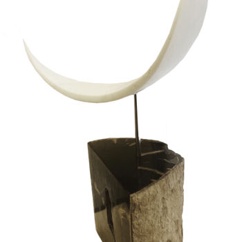 Sculpture titled ""THE LEAF" (Sivec w…" by Florian Cabrera, Original Artwork, Stone