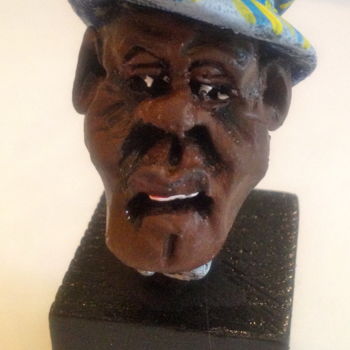 Sculpture titled "JAZZ MAN , New Orle…" by Stet, Original Artwork, Plastic