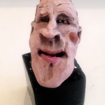 Sculpture titled "Walter Minus" by Stet, Original Artwork, Plastic