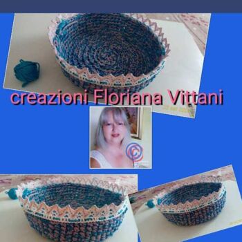 Art textile intitulée "Creazioni Floriana…" par Floriana Vittani, Œuvre d'art originale, Fibre Textile