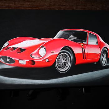 Desenho intitulada "Ferrari 250 gto" por Florian Colin, Obras de arte originais, Marcador
