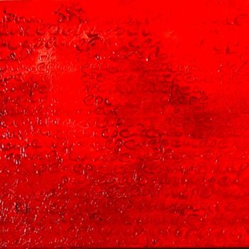 Peinture intitulée "Peace Red Ukraine" par Flojo, Œuvre d'art originale, Acrylique