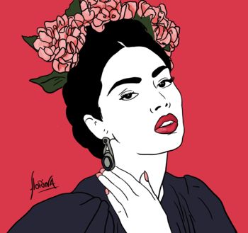 "Stella Kahlo (Eston…" başlıklı Tablo Florina Aledo tarafından, Orijinal sanat, Akrilik Ahşap Sedye çerçevesi üzerine monte…