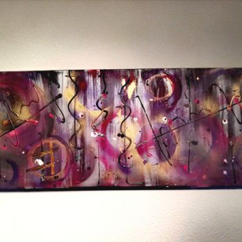 Painting titled "NL2" by Fébé - Art Abstrait, Original Artwork