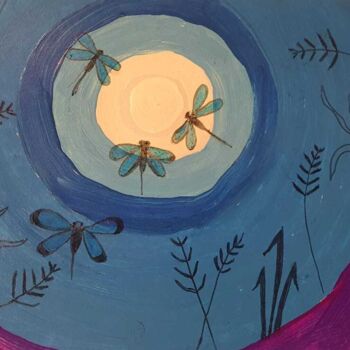 Pittura intitolato "11." da Flower Planet, Opera d'arte originale, Acrilico