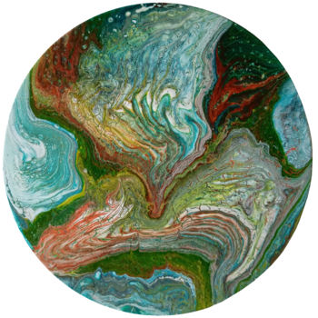 Pittura intitolato "Неизвестная планета" da Vasilij Mischenko, Opera d'arte originale, Acrilico