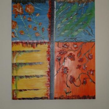 Painting titled "FOUR SEASONS" by Flying Color, Original Artwork