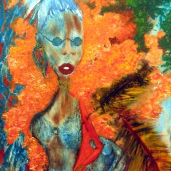 Painting titled "Ochún, esperanza o…" by Frieda Medin, Original Artwork, Other