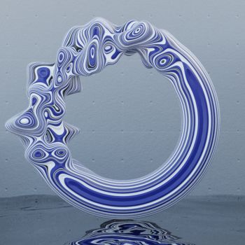 Arts numériques intitulée "SciFi ring" par Fokda, Œuvre d'art originale, Modélisation 3D