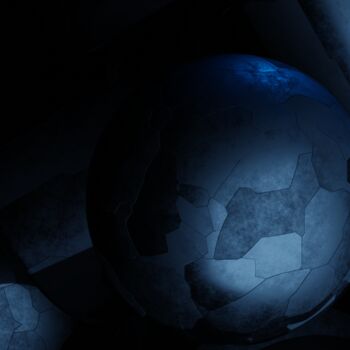 Arts numériques intitulée "Balls" par Fokda, Œuvre d'art originale, Modélisation 3D