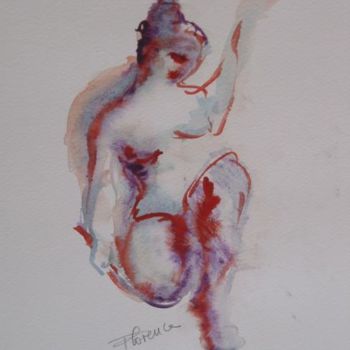 Peinture intitulée "yoga" par Florence Mouillot-Gaultier, Œuvre d'art originale