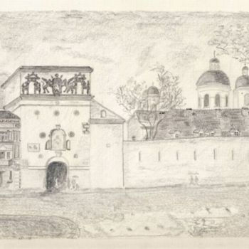 Drawing titled "Святые ворота в Вил…" by Vladimip Koltsov, Original Artwork