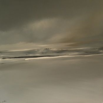 Malerei mit dem Titel "avant l'hiver" von Gérard Forche, Original-Kunstwerk