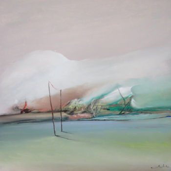 Painting titled "N°15" by Gérard Forche, Original Artwork