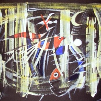 Painting titled "War is not over" by Michel Maréchal, Original Artwork