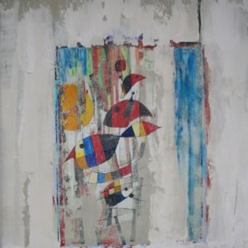 Peinture intitulée "Miro'ska" par Michel Maréchal, Œuvre d'art originale