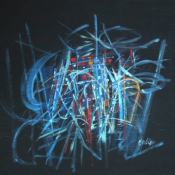 Painting titled "E = MC2" by Michel Maréchal, Original Artwork