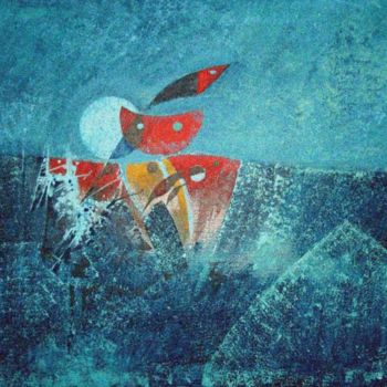 "Un petit oiseau...u…" başlıklı Tablo Michel Maréchal tarafından, Orijinal sanat