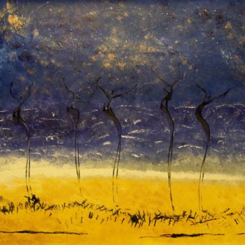 Pintura titulada "SEASIDE" por Jean-Luc Fortin, Obra de arte original, Acrílico