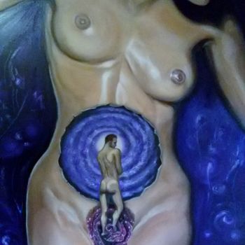 Painting titled ""THE UNIVERSE OF MA…" by Svetlana Nesterova, Original Artwork, Oil