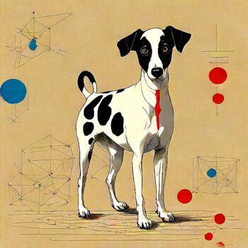 数字艺术 标题为“DOG” 由Fortunato Garcia, 原创艺术品, 数字油画