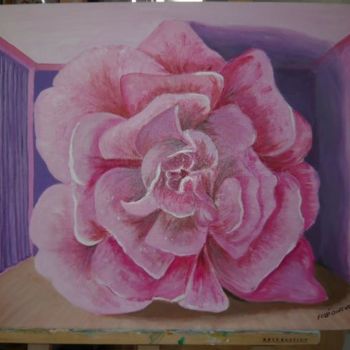 绘画 标题为“Rose Rose” 由Nicole Fossé, 原创艺术品, 油