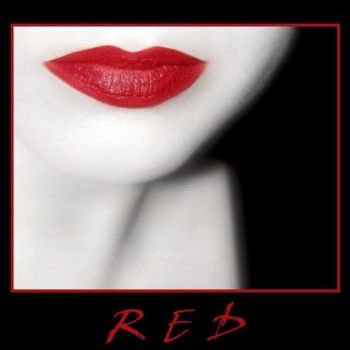 Digitale Kunst mit dem Titel "Red" von Ilona Wellmann, Original-Kunstwerk
