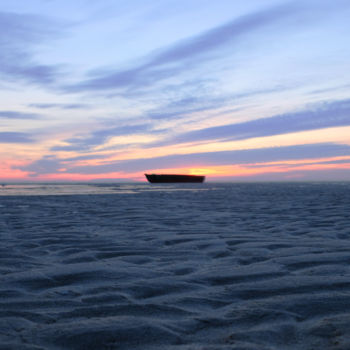 Fotografie mit dem Titel "Winter low tide" von Blik, Original-Kunstwerk, Digitale Fotografie