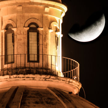 Photographie intitulée "moon" par Emilio Ruggieri, Œuvre d'art originale, Photographie numérique