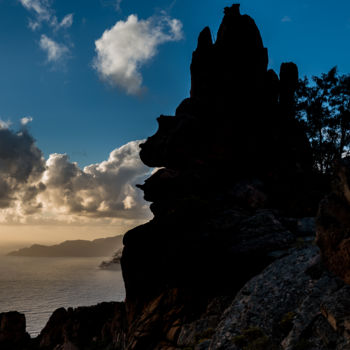 摄影 标题为“Rocks silhouette” 由Robert Agoston, 原创艺术品, 数码摄影